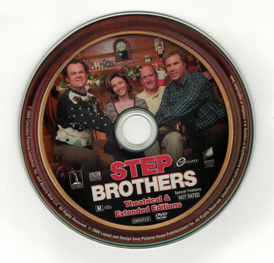 Step Brothers (DVD disc) 2008 Will Ferrell, John C. Reilly - Image 1 of 1