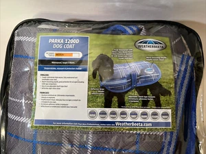 Weatherbeeta Comfitec Parka 1200D Deluxe Dog Coat Size 30” Grey Plaid - Picture 1 of 6