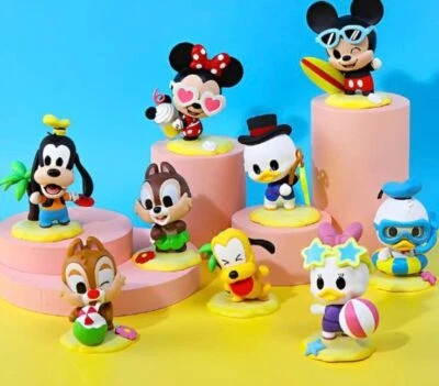 MINISO Mickey Goes To The Beach with Good Friends Serie Figuras Confirmadas Juguete Foto 1 de 2