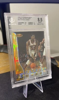 Bowman’s Best Atomic Refractor Patrick Ewing #38 BGS 8,5 1996-97 Foto 1 de 2
