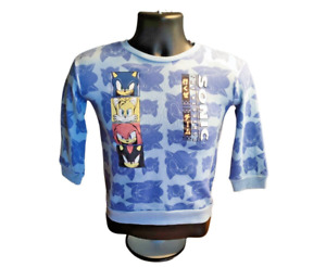 Boys Sonic The Hedgehog Fleece Sweatshirt Size Small 6/7