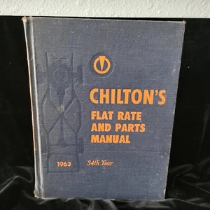 1963 Chilton's Flat Rate And Parts Manual - Picture 1 of 8