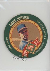 1991 King-B Collector's Edition Discs David Justice #18