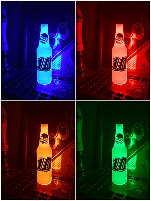 NASCAR # 10 Danica Patrick Motor Racing Botella 12oz Botella de Cerveza Luz LED  Foto 1 de 3