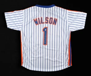 Mookie Wilson Signed New York Mets Jersey Inscribed 86 WSC (Steiner) 1986 Game 6 - Picture 1 of 6