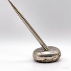 Antiker Stifthalter, Füllerhalter mit Stift Schreibtisch Büro Vintage - 5,5x15cm