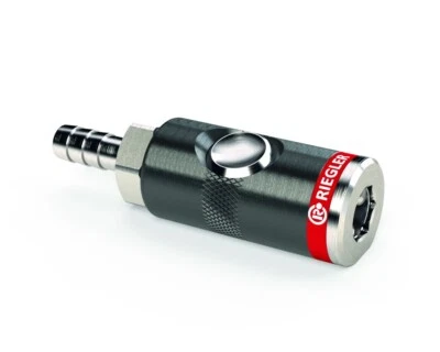 RIEGLER Druckknopf-Sicherheitskupplung NW 7,4, Tülle