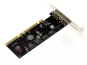 Card Pci-X SATA 4 Ports Raid - Pcix 64 Bits (Compatible PCI 32 Bits) SIL3124 - Picture 1 of 2
