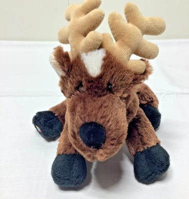 Ganz Webkinz Reindeer Plush 9" HM137 Stuffed Animal No Code Deer Hunting Antlers - Image 1 of 4