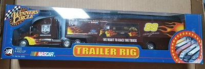 Winner's Circle NASCAR 1/64 Scale UPS #88 Trailer Rig Hot Rod Flames  - 40 - Image 1 of 4