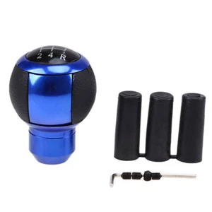 Palanca de cambios manual de 5 velocidades palanca de cambios mango universal aluminio azul - Imagen 1 de 8