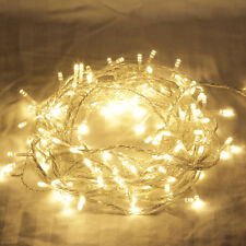 2 metre LONG 20 bulb Warm White LED fairy party light lead string BATTERY power