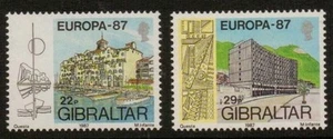 GIBILTERRA 1987 Europa 2v MNH** - Imagen 1 de 1