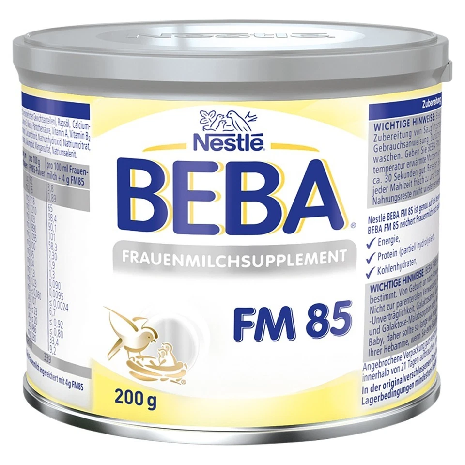 ✅ NESTLE BEBA FM 85 Frauenmilchsupplement Pulver 200g PZN 11851876 - Bild 1 von 1