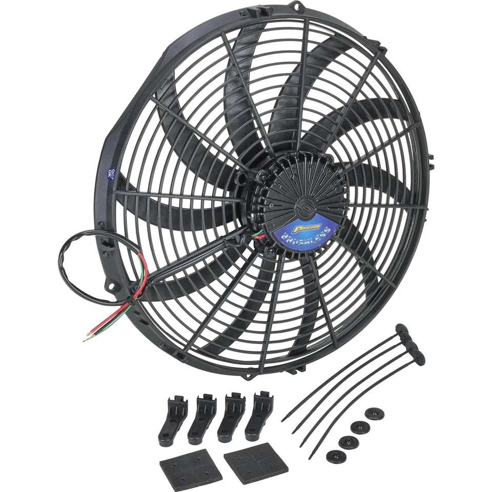 Ventilador eléctrico Proform 67037 16 pulgadas sin escobillas, 3300 CFM Foto 1 de 4