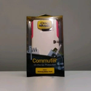 Samsung Galaxy Note S5 Otterbox Commuter White/ PINK - Picture 1 of 1