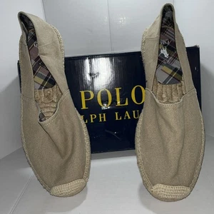 Alpargata Polo Ralph Lauren's Cevio de lona lavada para hombre talla 10 D nueva en caja - Imagen 1 de 9