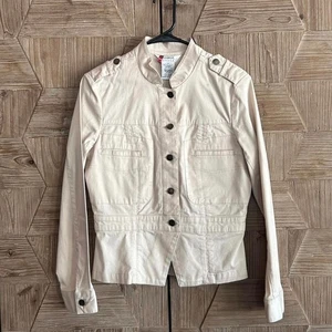 George Utility Damenjacke beige Größe 8 Knopfleiste  - Bild 1 von 4