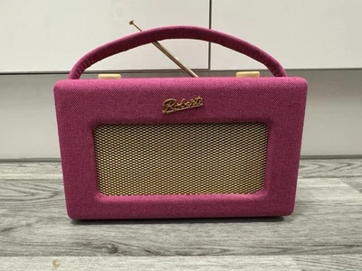 Roberts Rd-60 Revival Dab/dab+/fm RDS Digital Radio Fuschia Recovered - Image 1 of 4