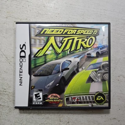 Need for Speed Nitro (Nintendo DS, 2009) CIB Complete - Tested & Working - Image 1 of 3