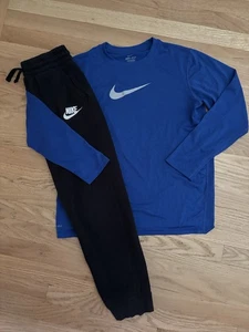 Nike Boys Two-Piece Outfit Sweatpants & Shirt Top Sz XL Extra Large 18/20 - Picture 1 of 5