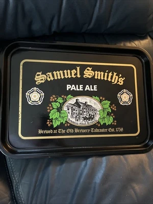 Samuel Smith’s Pale Ale Beer Tray Metal United Kingdom Rare Tadcaster Brewing - Image 1 of 4