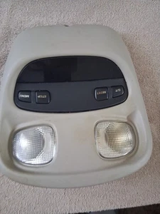 Jeep Grand Cherokee 1999-2004 techo consola superior domo mapa luz OEM teniente gris - Imagen 1 de 5