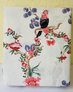 Cath Kidston QUEEN Bettwäscheset FLORAL BIRD TRAIL 100 % Baumwolle Perkal 200 Fäden Neu - Bild 1 von 7