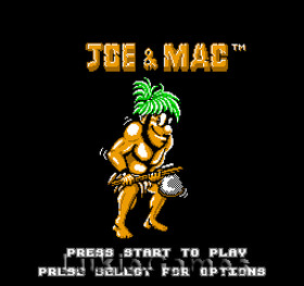 Joe & Mac - Fun NES Nintendo Game