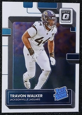Travon Walker Jaguars Clasificado Novato 2022 Panini Donruss Optic RC #225 Casi Nuevo-Como Nuevo NFL Foto 1 de 2