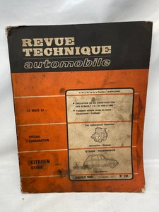 CITROEN Dyane 4 (RENAULT 4 R4 4L 66-68) - Revue Technique Automobile 261 - Picture 1 of 3