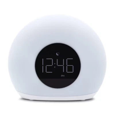 Moon Glow Alarm Table Clock with Color Changing Light - Capello