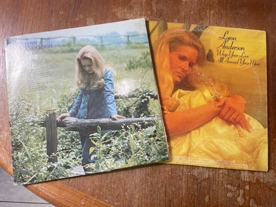2 Lynn Anderson - LP's Wrap Your Love All Around Your Man & No Love At All - Image 1 of 4