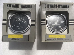 NOS 1967 Shelby Gt 350-500 Stewart Warner lower Pod Gauges 2 5/8 - Picture 1 of 5