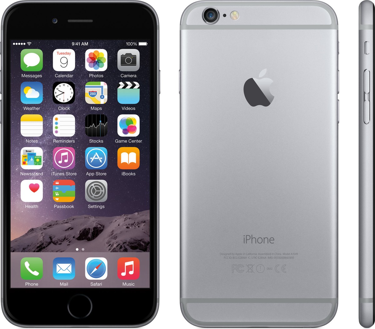 未使用　シュリンク付き　iPhone6Plus スペースグレー　64GB 未使用 未開封 Apple iPhone 6 Plus スペースグレイ 64GB Apple