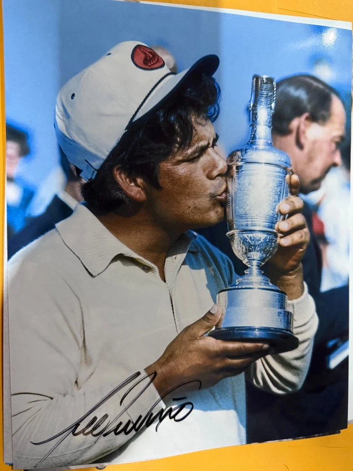 Foto 8x10 firmada por Lee Trevino PGA Golf The Masters Foto 1 de 1