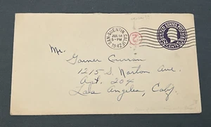 1942 SAN QUENTIN CA MACHINE CANCEL +RED "2" PRISON CENSOR ? WWII ERA PSE COVER ! - Picture 1 of 2