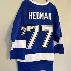 Victor Hedman Autographed Signed Tampa Bay Lightning Jersey - JSA COA