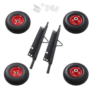 Solid Never Flat Tires All Terrain Wheel Kit Fit For Honda eu3000is Generator - Picture 1 of 15