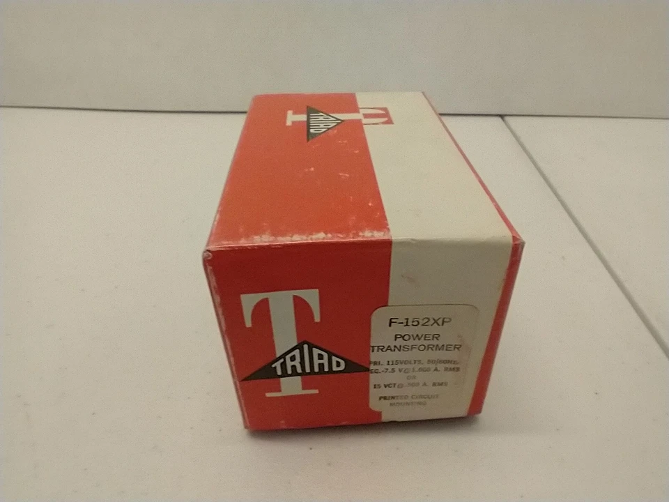 Transformador de potencia de filamento TRIAD. Nuevo de Lote Antiguo, Nuevo en Caja. Hecho en USA. VARIOS disponibles Foto 1 de 1