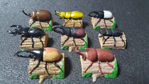 Insektenfigur Käfer Hirschkäfer 7 Sorten Seltenware Japan - Bild 1 von 9