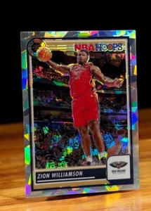 Zion Williamson Cracked Ice Prizm 2023-24 NBA Hoops Premium Stock #270 - Picture 1 of 3