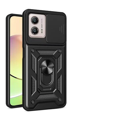 For Motorola Moto G13/G14/G23/G53/G54 Shockproof Rugged Case Cover Ring Stand - Image 1 of 4