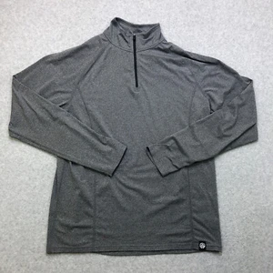 REI Coop Pullover Men's Large Grey Quarter Zip Lightweight Performance Outdoor - Picture 1 of 10