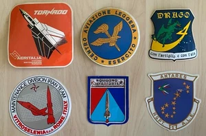 AERITALIA TORNADO ANTARES VIOTROSELENIA AVIAZIONE LOTTO 6 STICKERS ADESIVO - Foto 1 di 1