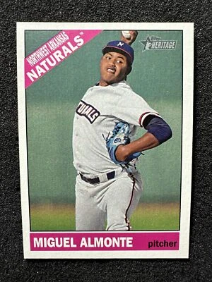 MIGUEL ALMONTE #162 2015 Topps Heritage Minor League Edition QTY Rookie/Prospect - Image 1 of 2
