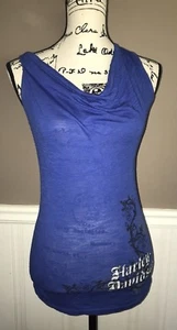 Blusa Top Harley Davidson Para Mujer Sin Mangas Talla Pequeña Poliéster/Rayón Envío Gratis - Imagen 1 de 7