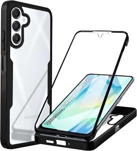 Pour Samsung Galaxy A16 4G/5G Coque Gel avant + Arrière 360 Protection INTEGRALE - Zdjęcie 1 z 5