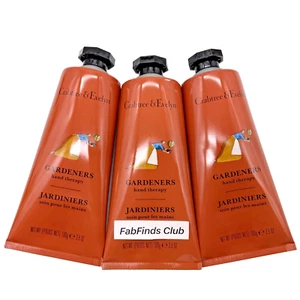 Crabtree & Evelyn Gardeners Hand Therapy Cream 3pc Set 10.5oz total (3x3.5oz) - Picture 1 of 8