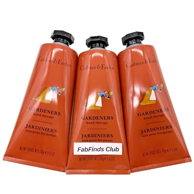Crabtree & Evelyn Gardeners Hand Therapy Cream 3pc Set 10.5oz total (3x3.5oz) - Image 1 of 4